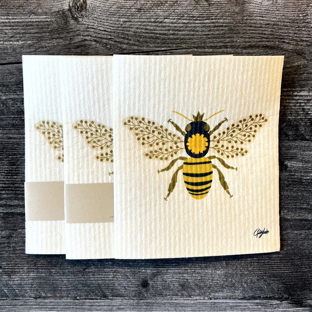 Queen Bee - Swedish Dishcloth
