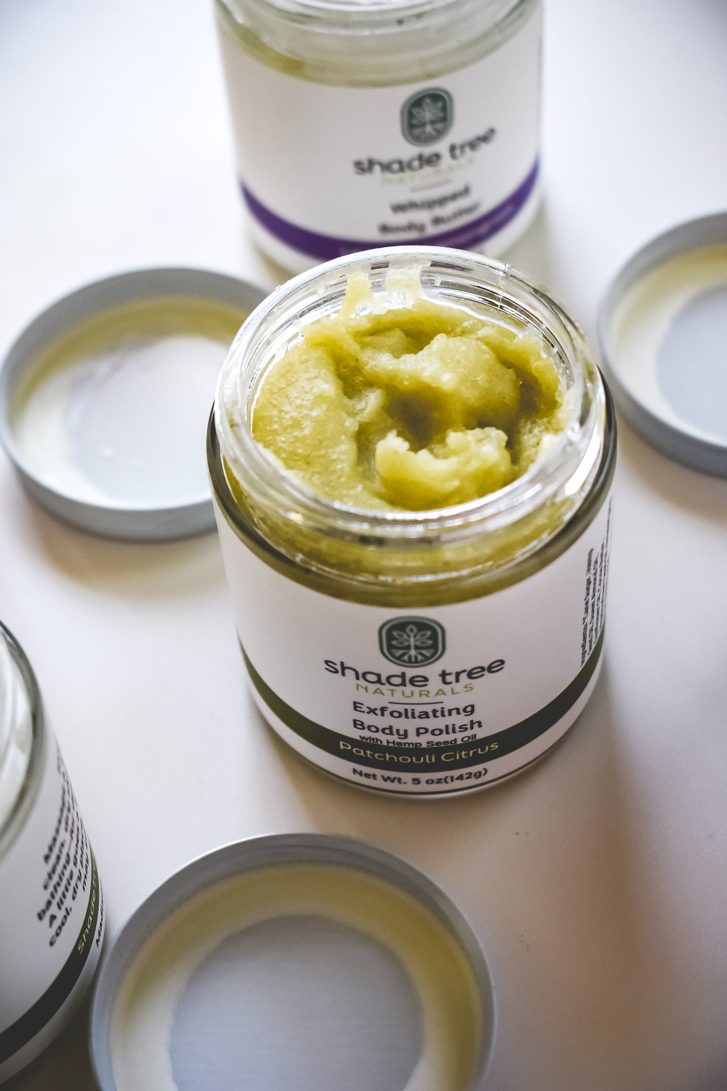Patchouli Citrus Exfoliating Body Polish with Hemp Seed Oil