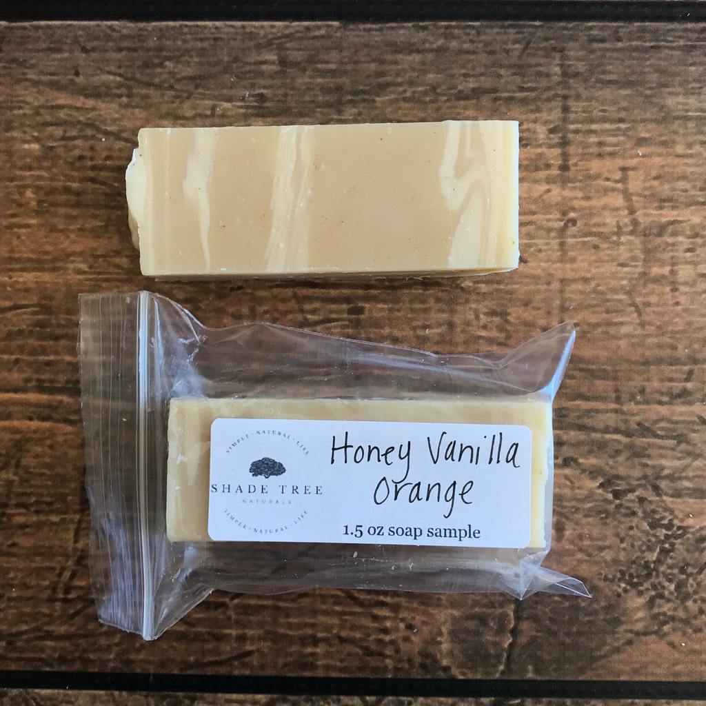 Honey Vanilla Orange Soap Sample (Seasonal)