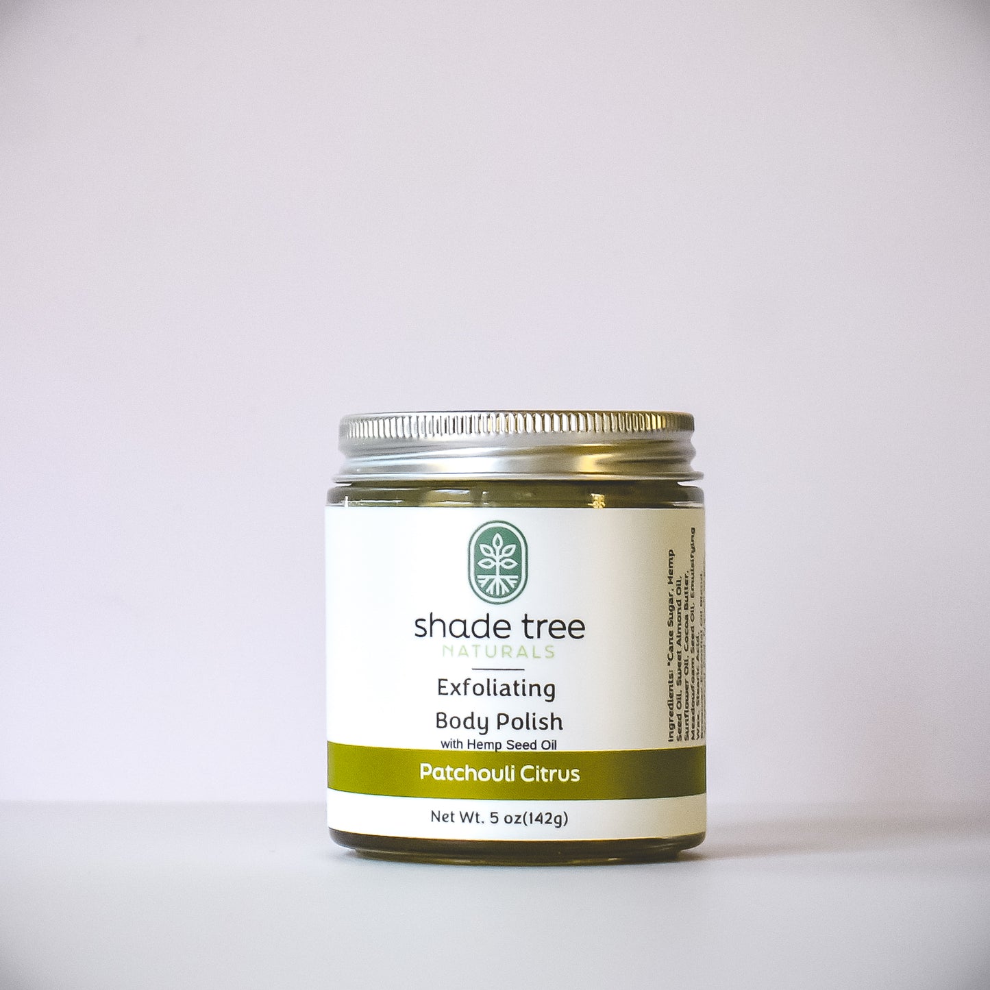 Patchouli Citrus Exfoliating Body Polish with Hemp Seed Oil