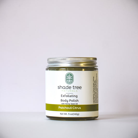 Patchouli Citrus Exfoliating Body Polish with Hemp Seed Oil