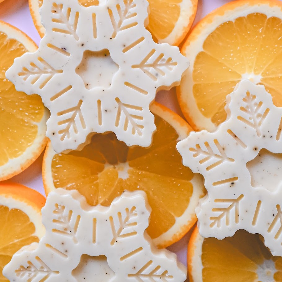 Orange Clove Snowflake Soap