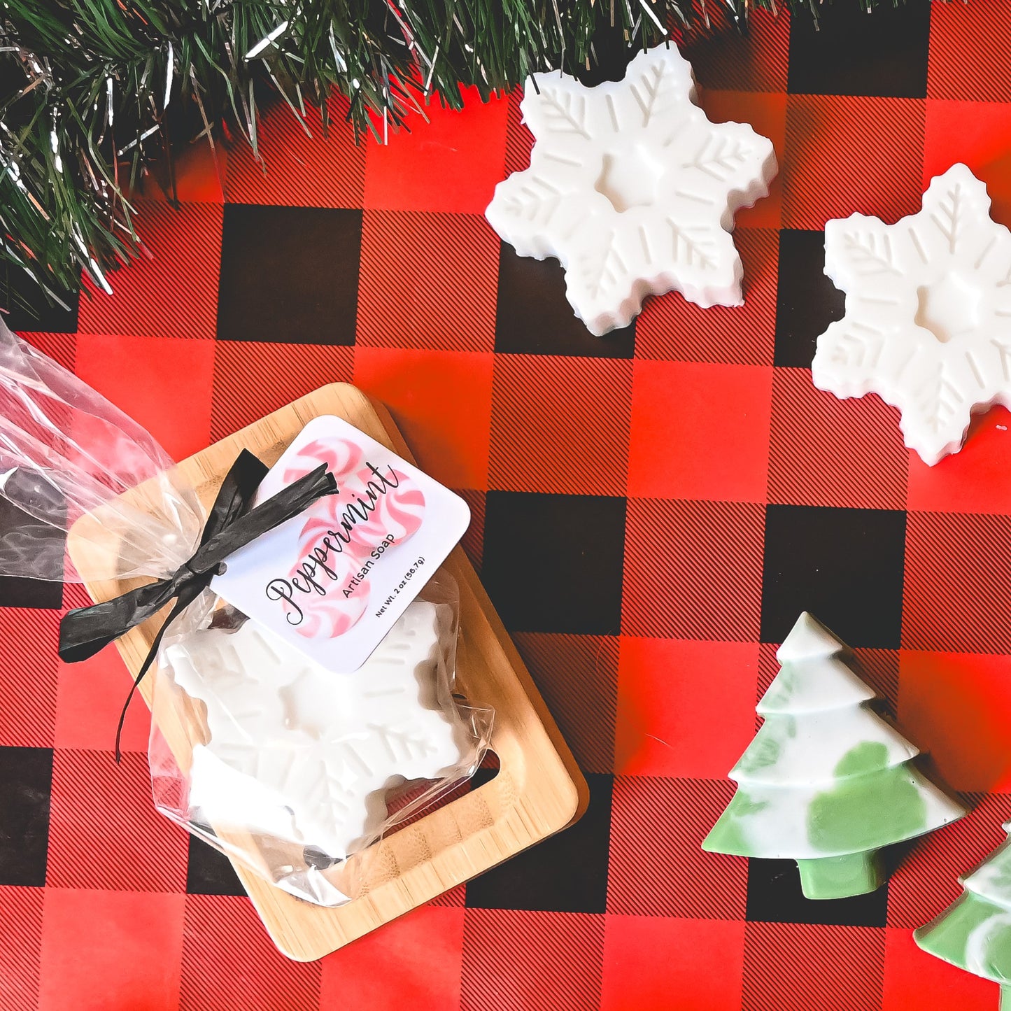 Peppermint Snowflake Soap