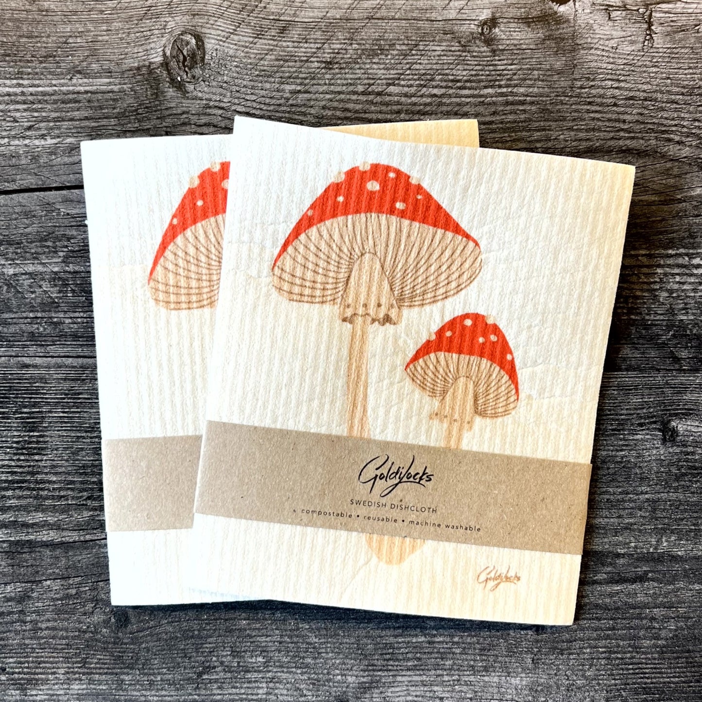 Mushroom - Swedish Dishcloth